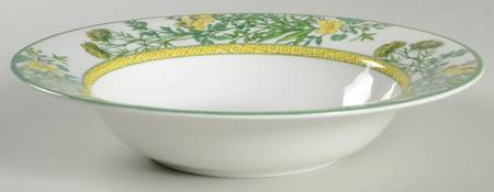 Floral Court Rim Soup Bowl