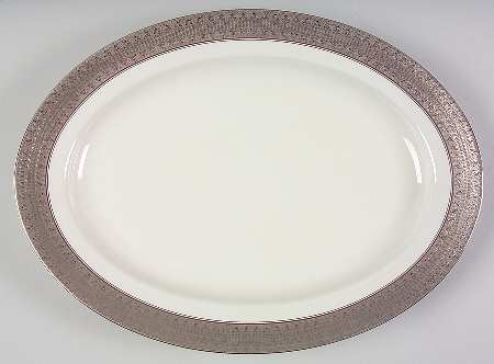 Opera Platinum 15" Oval Serving Platter