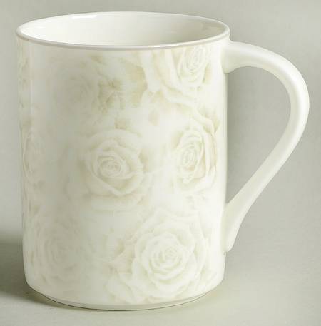 Silver Rose Mug