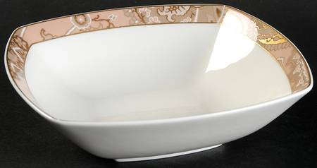 Victorian Paisley Coupe Soup Bowl