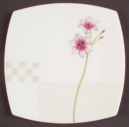 Botanical Fancy Bread & Butter Plate
