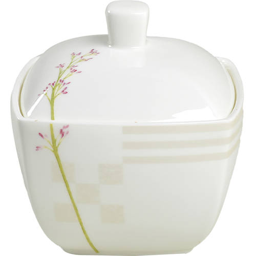 Botanical Fancy Sugar Bowl & Lid