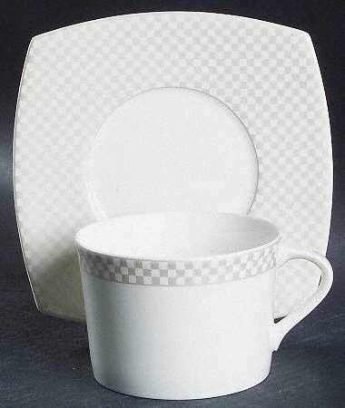 Moderno Silver Breakfast Cup & Saucer Set