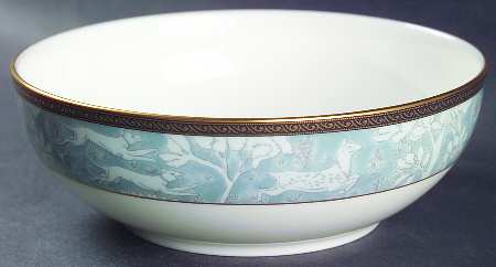 Enchanted Forest Blue Fruit/Dessert (Sauce) Bowl
