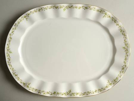 Garden Gala 15" Oval Serving Platter