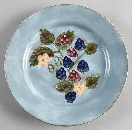 Santa Rosa Blue Salad Plate