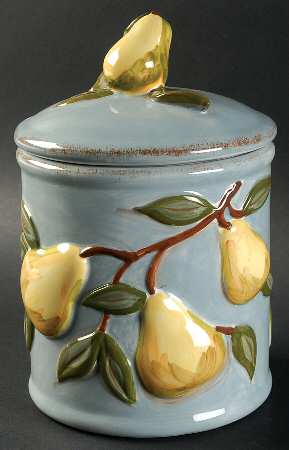 Santa Rosa Blue Medium Canister & Lid