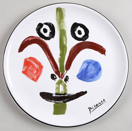 Faces Collection Salad Plate