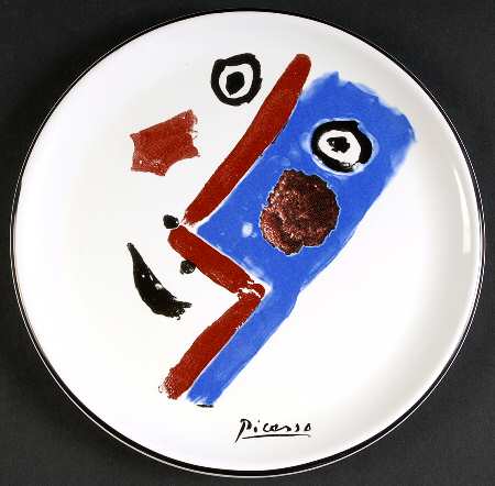 Faces Collection Salad Plate