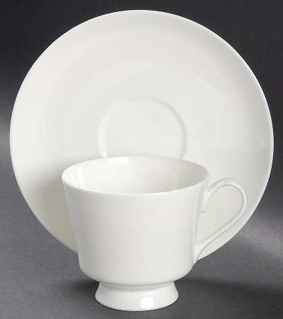 Footed Cup & Saucer Set