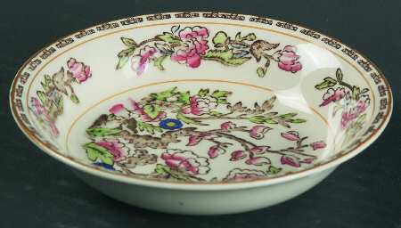 Indian Tree (Yellow Verge) Fruit/Dessert (Sauce) Bowl by Alfred Meakin