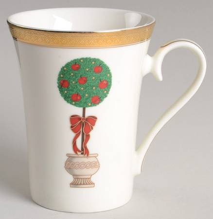 Topiary (Gold, Green Band Plates) Mug