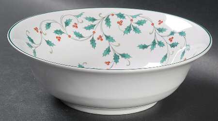 Holly Lace Coupe Cereal Bowl
