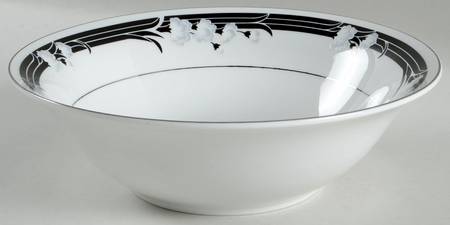 Tuxedo 9" Round Vegetable Bowl by Majesty