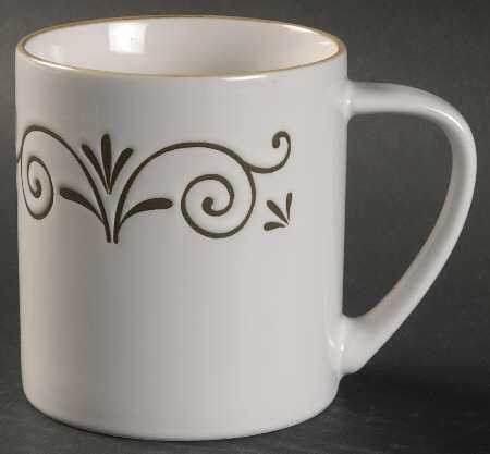 Tuscan Scroll White Mug by Mikasa