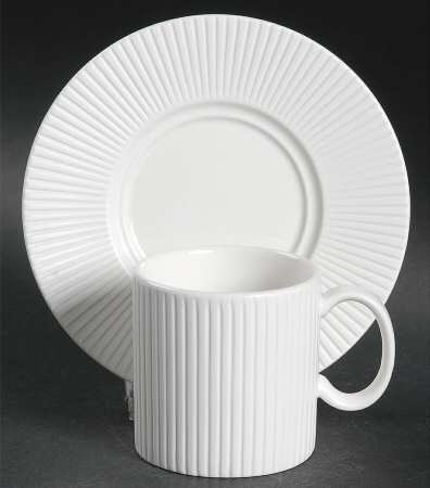 Ginseng Flat Demitasse Cup & Saucer Set