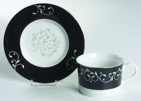 Organdi Flat Cup & Saucer Set