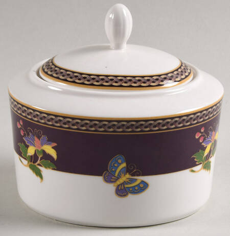 Papillon Sugar Bowl & Lid