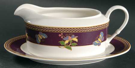 Papillon Gravy Boat & Underplate