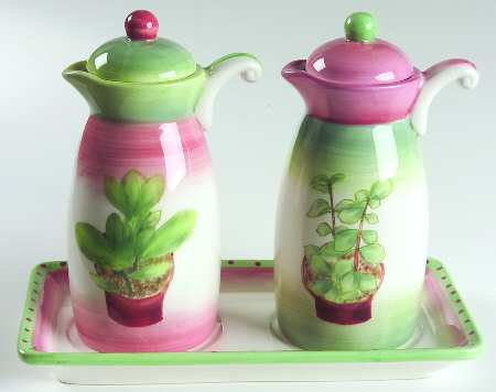 Cactus (5 Piece) Cruet Set