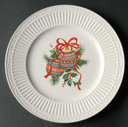 Italian Holiday Accent Salad Plate
