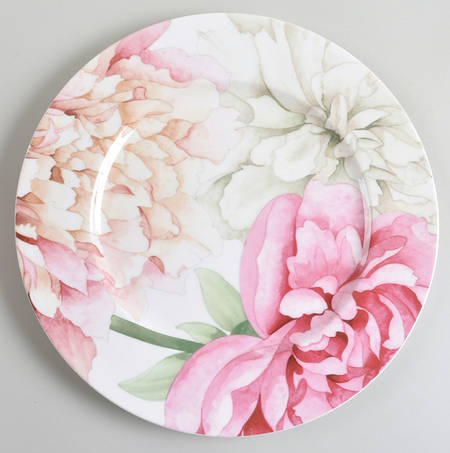 Peony (AK049, Elite Bone) Service Plate (Charger)