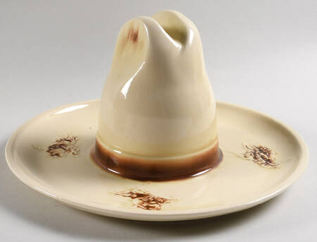El Rancho Serve All Sombrero Hors Doeuvre Tray/Lid