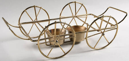 El Rancho Casserole-China W/Lid &Metal Stand-Stand