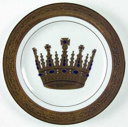 Magnificence Crown Salad Plate