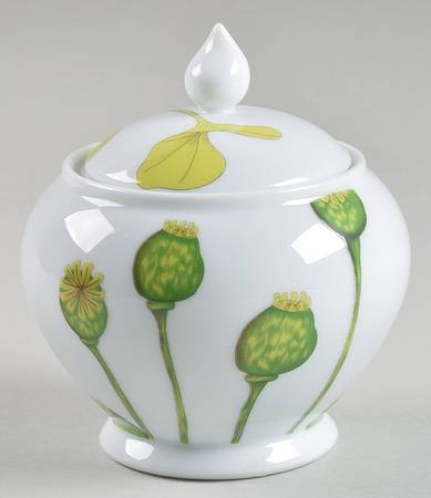 Ikebana Sugar Bowl & Lid