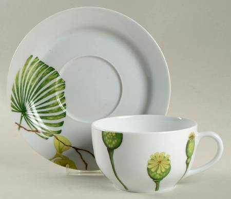 Ikebana Breakfast Cup & Saucer Set