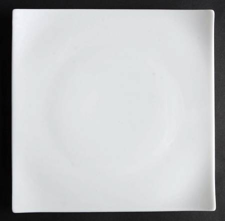 Oxygene White Square Salad Plate