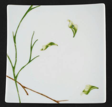 Jardin de Flore (Oxygene Shape) Square Bread & Butter Plate