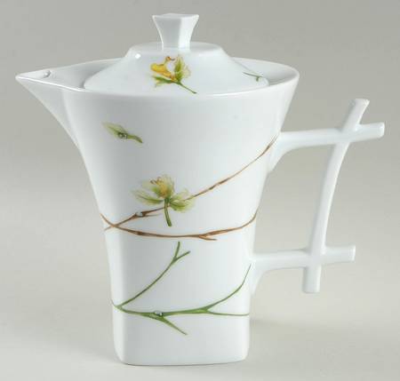 Jardin de Flore (Oxygene Shape) Tea/Coffee Pot & Lid