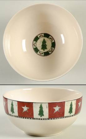 Folk Art Santa Soup/Cereal Bowl