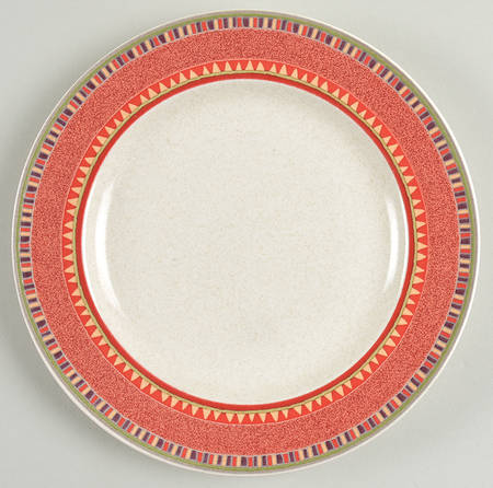 Color Ridge Salad Plate