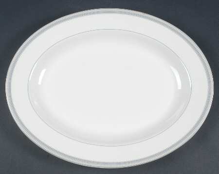 Silver Jewels (HK296) 13" Oval Serving Platter