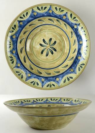 Tuscany Lapis 13" Pasta Serving Bowl
