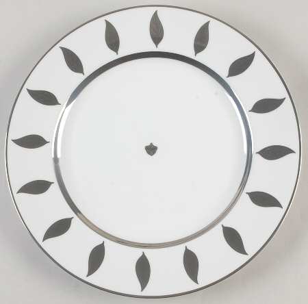 Silvering Leaves Service Plate (Charger)