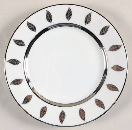 Silvering Leaves Luncheon/Salad Plate