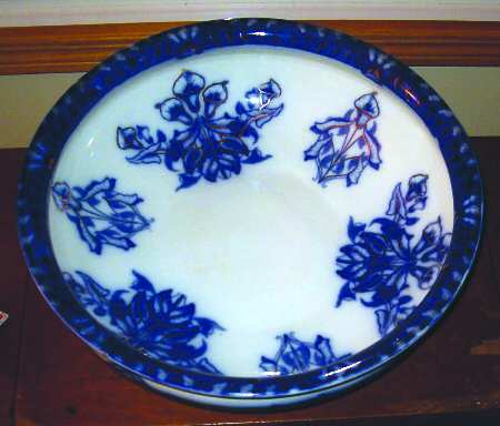 Flora (Flow Blue) by Myott Staffordshire