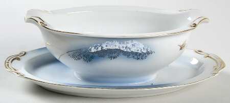 MEJ15 Gravy Boat with Attached Underplate