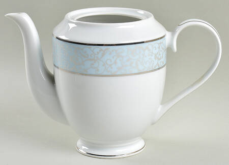 Parchment Blue Coffee Pot No Lid