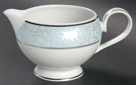 Parchment Blue Creamer