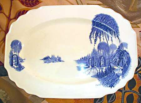 English Garden Blue by Myott Staffordshire