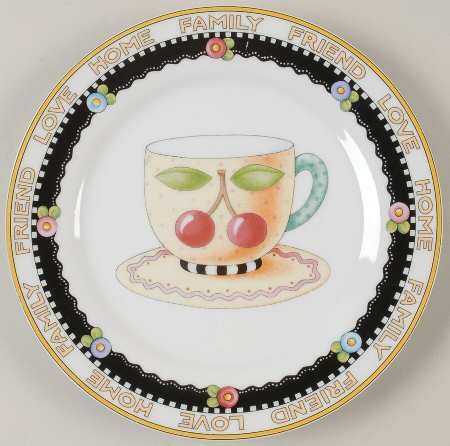 Love, Home, Family, Friends Salad Plate