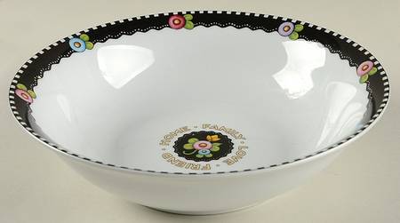 Love, Home, Family, Friends 9" Round Vegetable Bowl