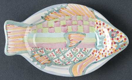 Fish Story Salad Plate