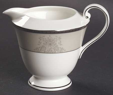 Floral Elegance Platinum Creamer