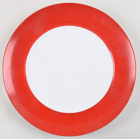 Pure Red Accent Dinner Plate